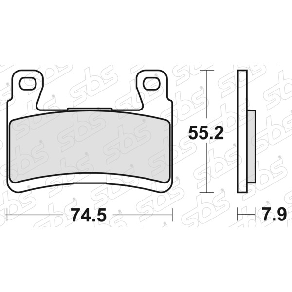 Plaquettes de frein 894 SP