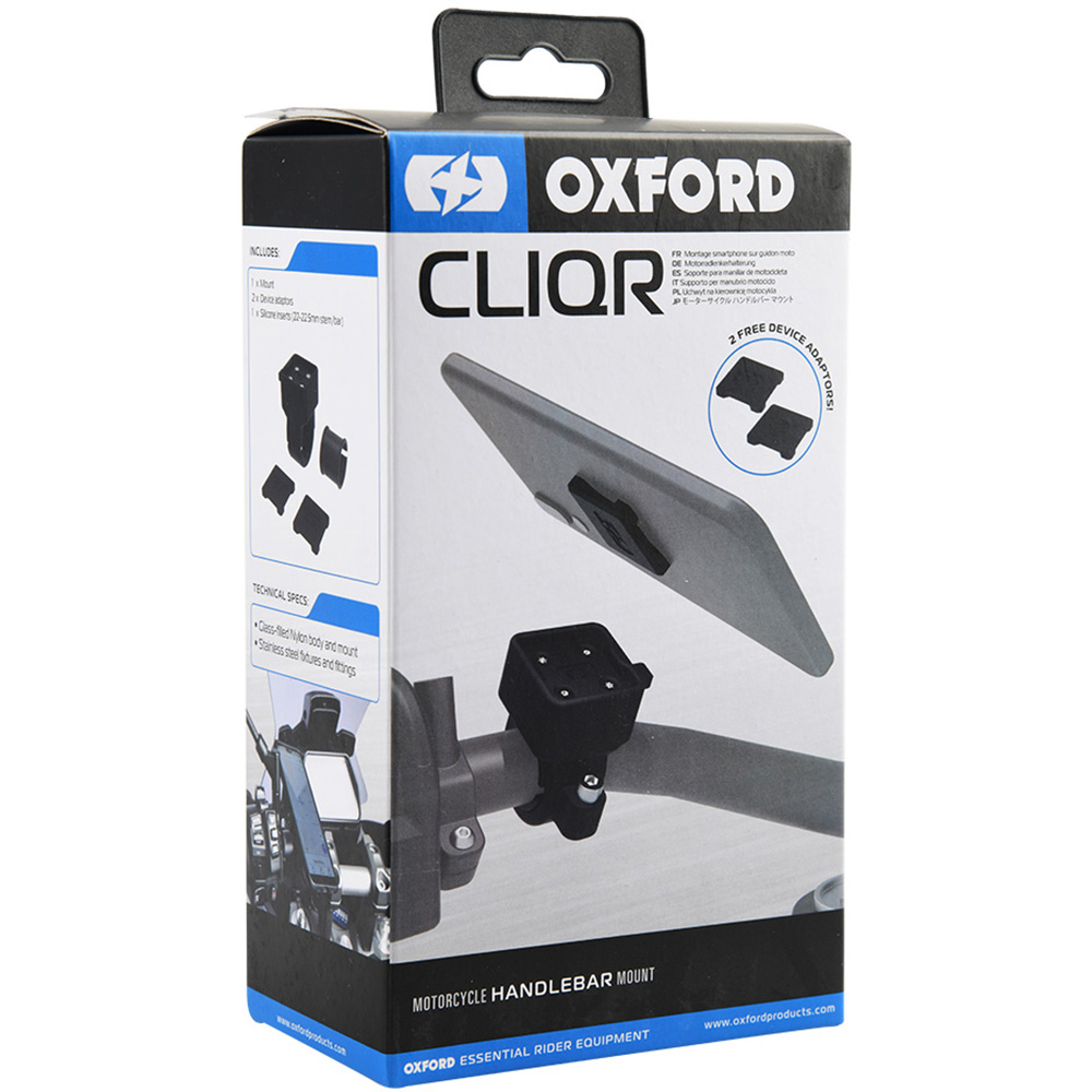 Support smartphone CliqR pour guidon de 22-22,5 mm