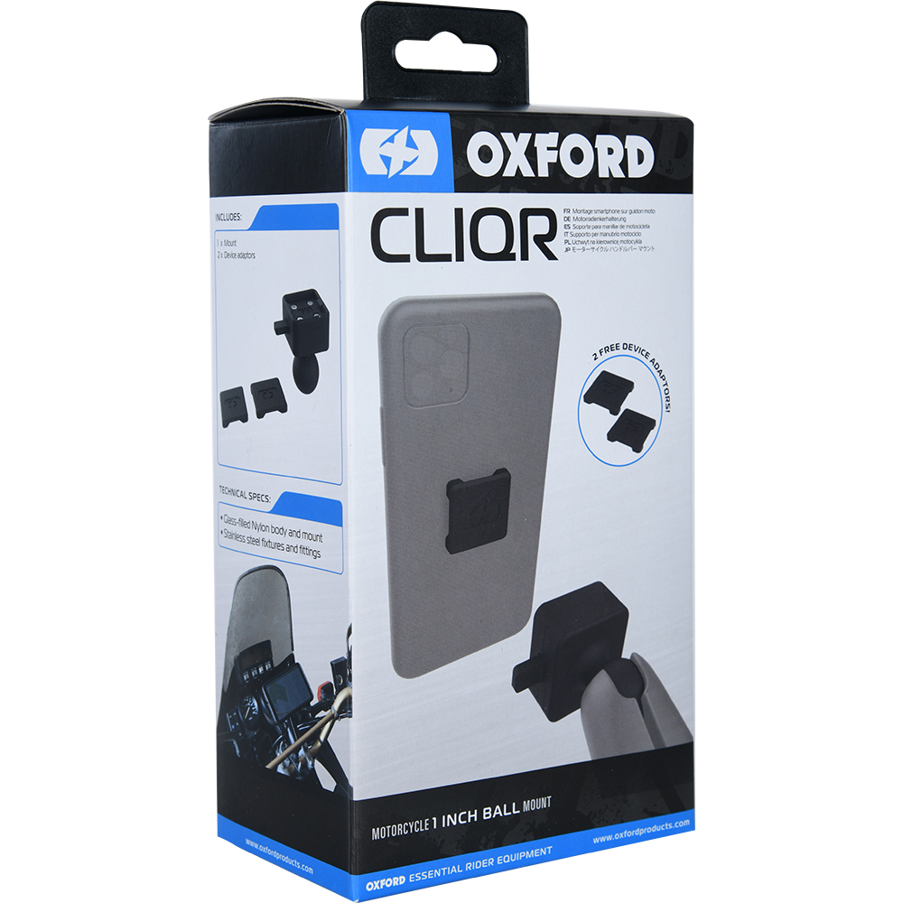 Support smartphone CliqR avec boule 1 pouce