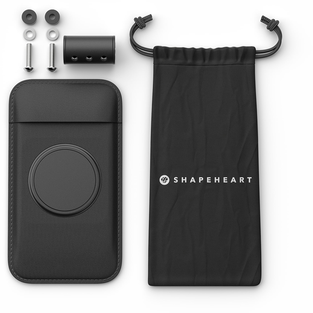 Shapeheart - Support smartphone magnétique pour tableau de bord scooter