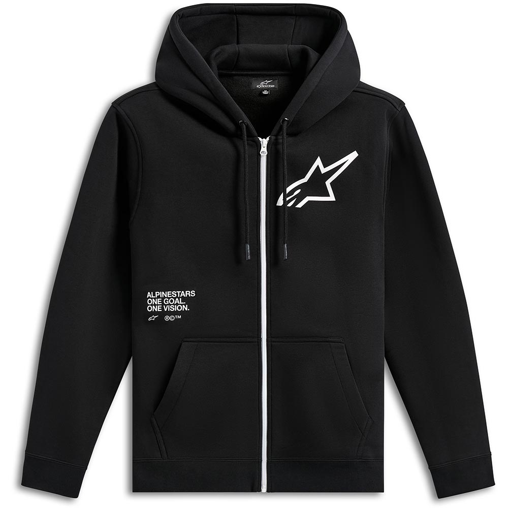 Sweat zippé à capuche Transverse