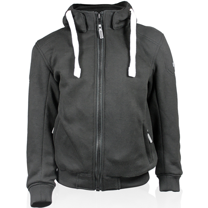 Sweat Harisson Patriot gris anthracite, sweat moto kevlar, homologué CE