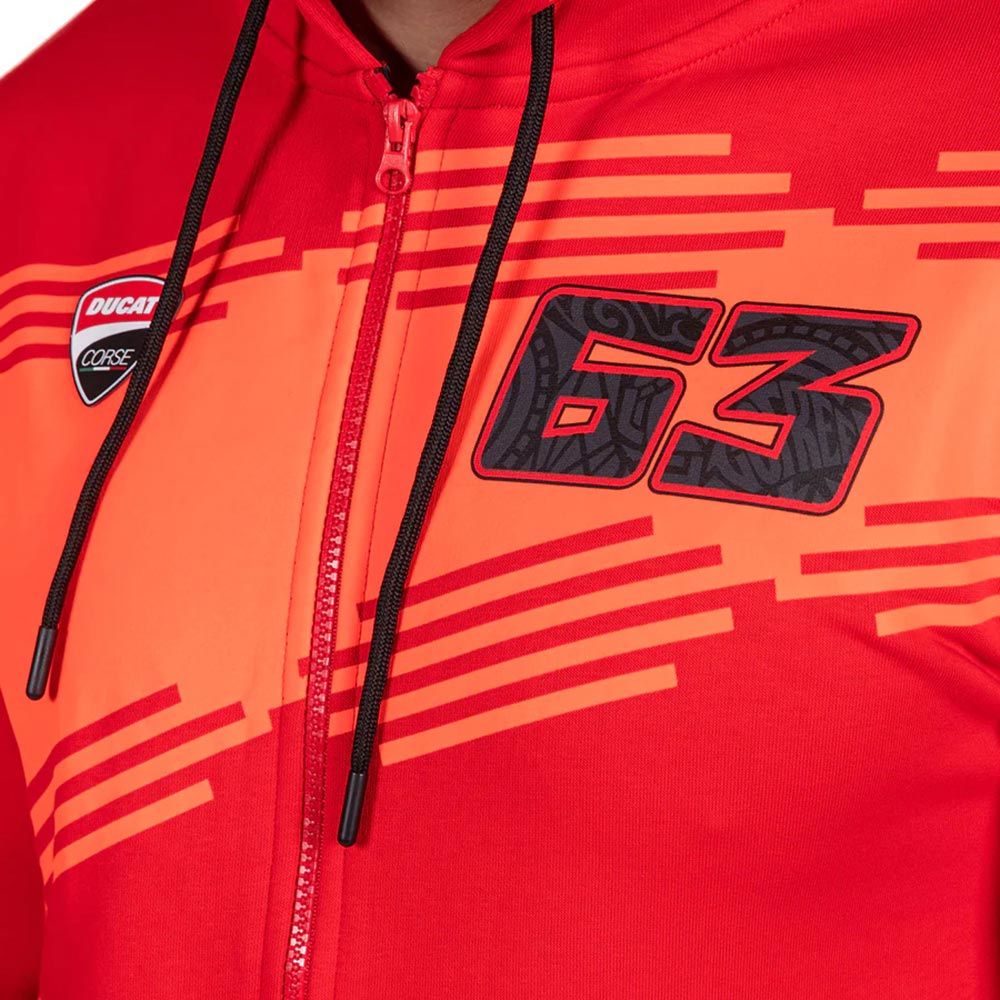 Sweat zippé à capuche Dual Bagnaia