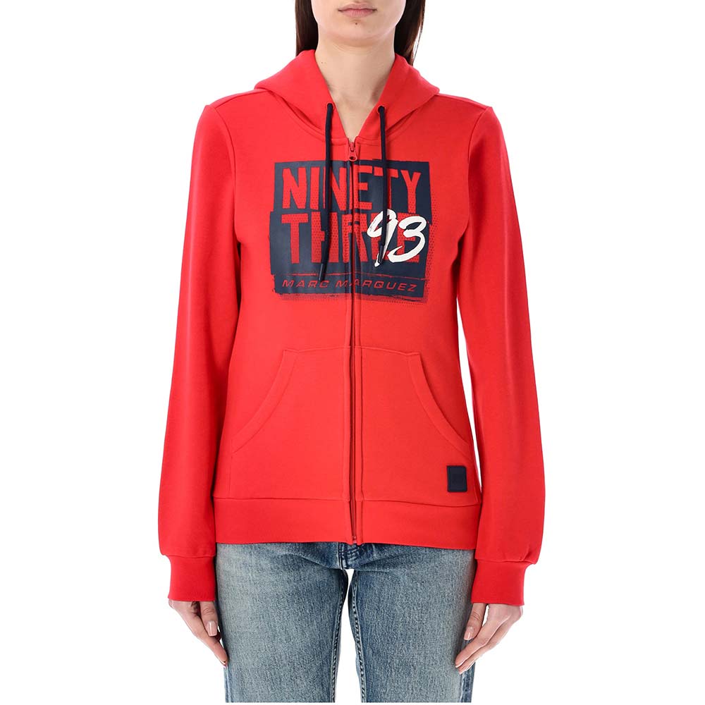 Sweat zippé à capuche femme Ninety Three 93