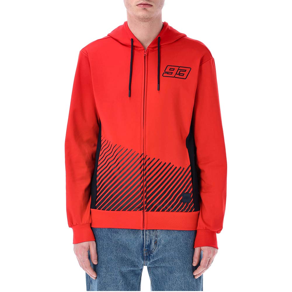 Sweat zippé à capuche 93 Technical and Stripes