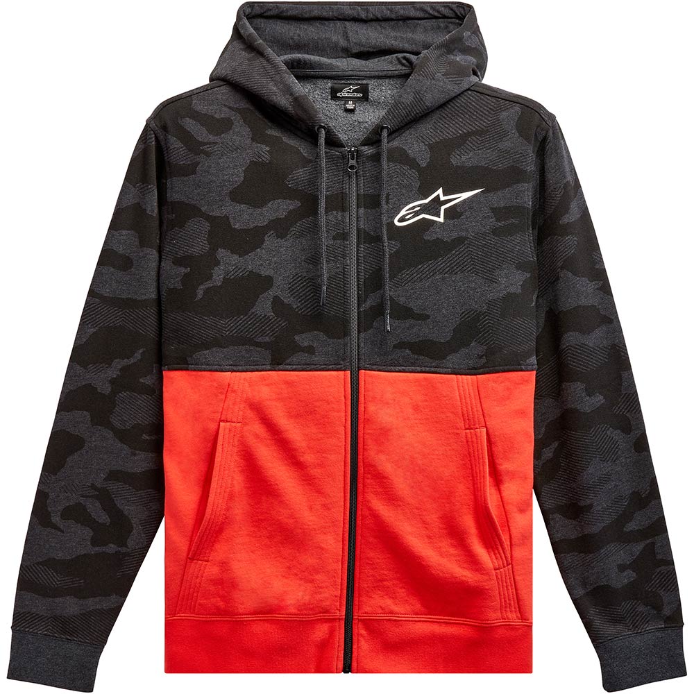 Sweat zippé Camo Block