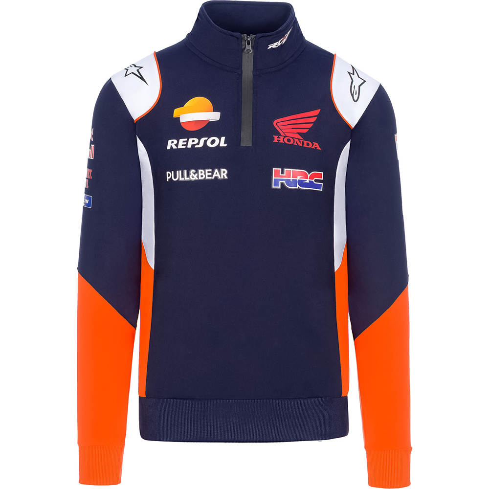 Sweatshirt Teamwear 2020 Honda Repsol moto : www.dafy-moto.com, Sweat Et  Veste zippée de moto