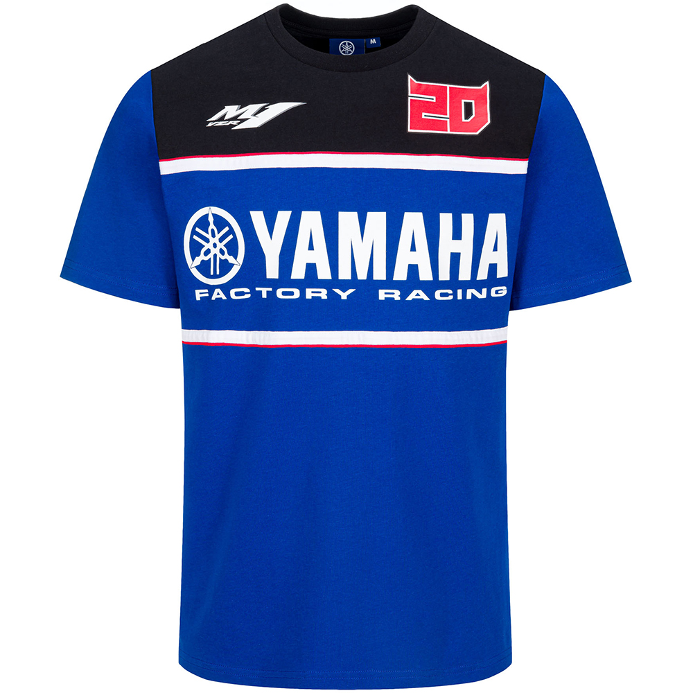Fabio Quartararo - T-shirt Yamaha Bleu / Noir