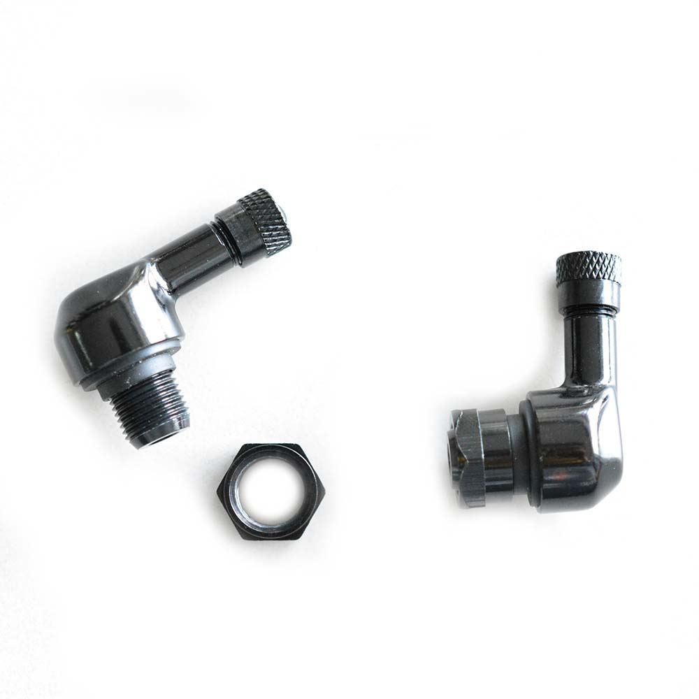 Dafy Moto - Valve Aluminium Coudée 11,3 mm Noir