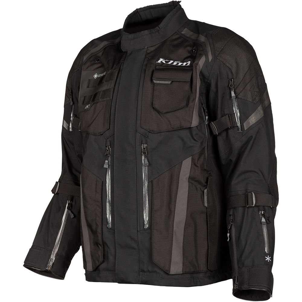 Blouson moto homme noir tout terrain style armure • Mon Blouson