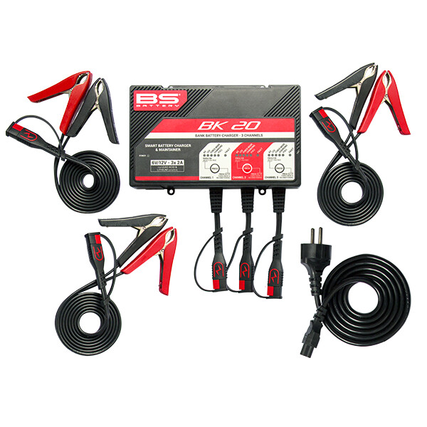 Chargeur de batterie BK 20 6V/12V 3x2A