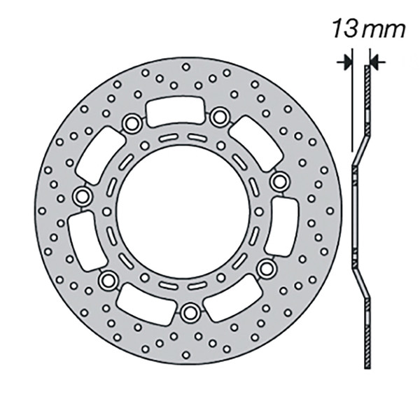 Disque de frein FE.FL11502