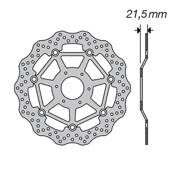 Disque de frein FE.FL56502V