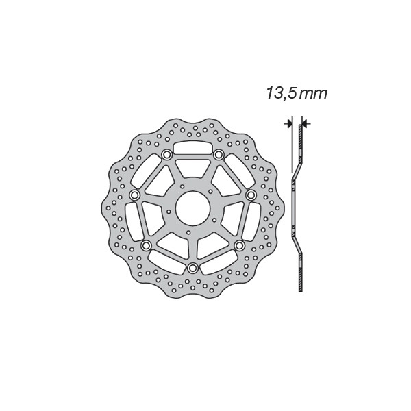 Disque de frein FE.FL91501V