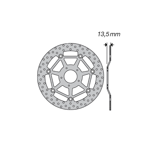 Disque de frein FE.FL94505