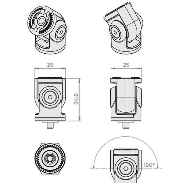 Adaptateur d'articulation Knuckle Adaptator