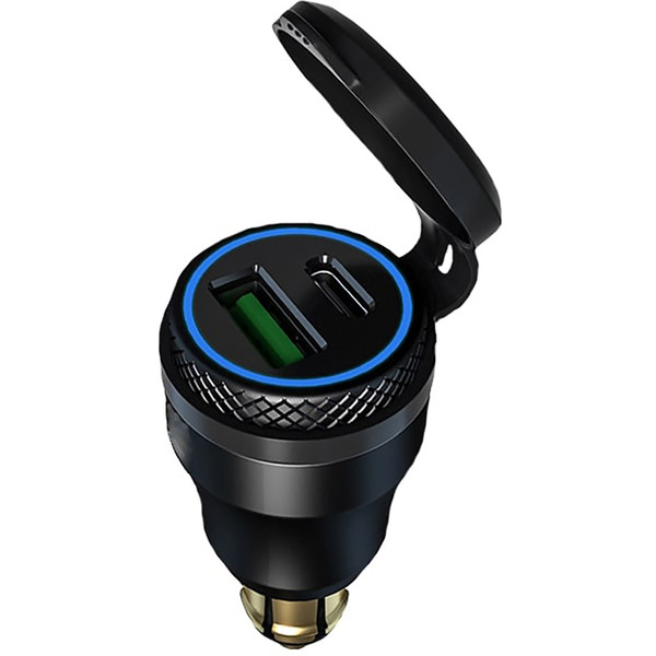 Moto - Adaptateur intelligent étanche 12V vers USB