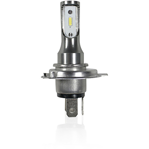 Ampoule H4 2 LED 12V Blanche (1860SMD) Chaft moto : www.dafy-moto