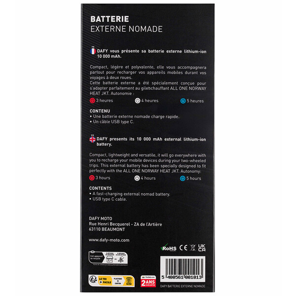Batterie externe nomade
