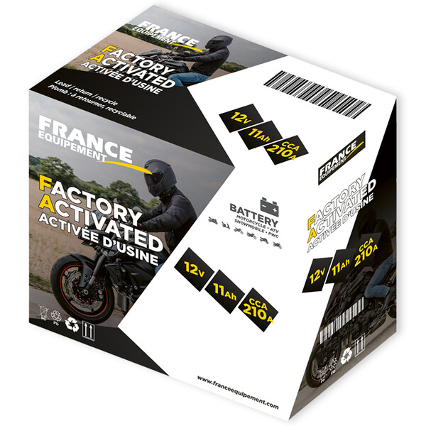 Batterie YB4L-B Factory Activated France Equipement