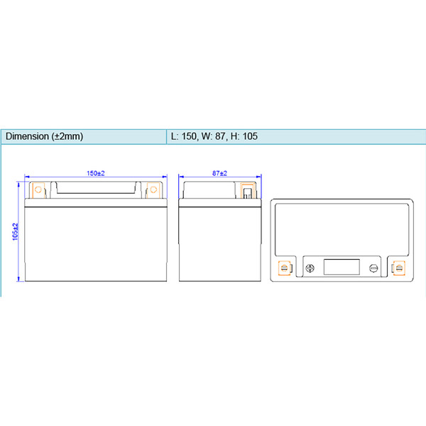 Batterie HJTX9-FP