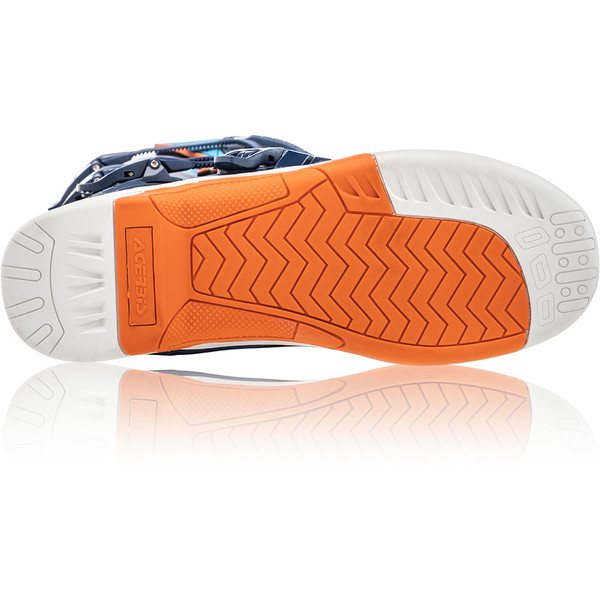 bottes orange homme