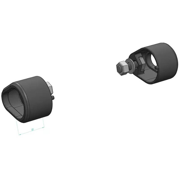 Adaptateurs 22 mm pour clignotant d'origine Yamaha