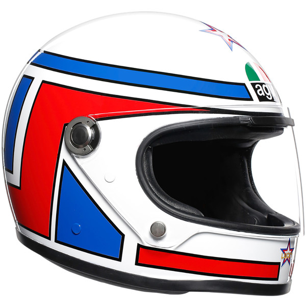 rouge blanc Casque de moto AGV X3000