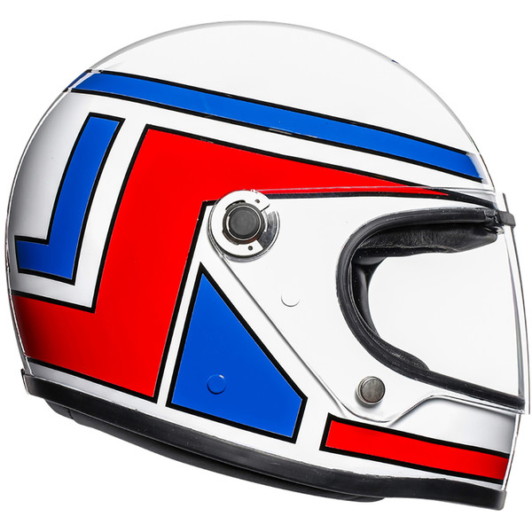 rouge blanc Casque de moto AGV X3000