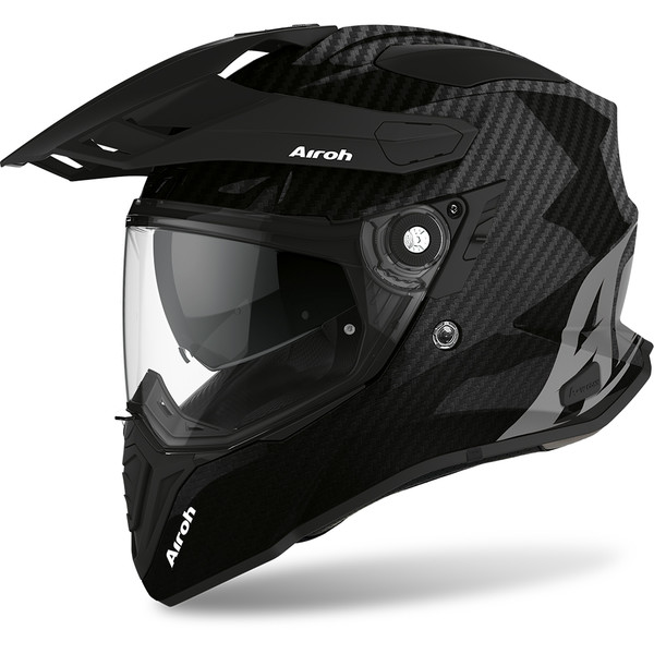 Casque Airoh Commander Carbon  Casque-moto-integral-airoh-commander-carbon-carbone-noir-gris-1