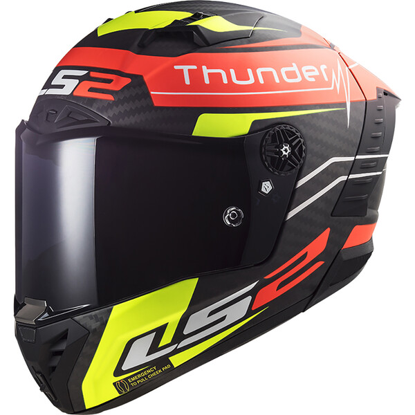 Casque FF805 Thunder Carbon Replica Black Attack