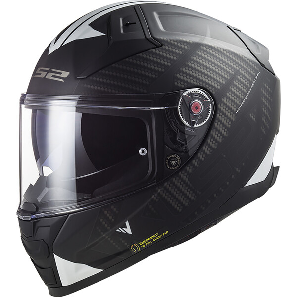 Casque moto intégral femme LS2 noir XS - Équipement moto