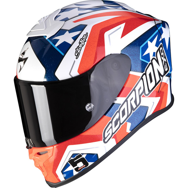 LvRaoo Casque Moto pour Homme Femme Coupe-Vent Imperm/éable Respirant Casques de Protection avec Double Visi/ère Blanc | Lentille argent/ée, S