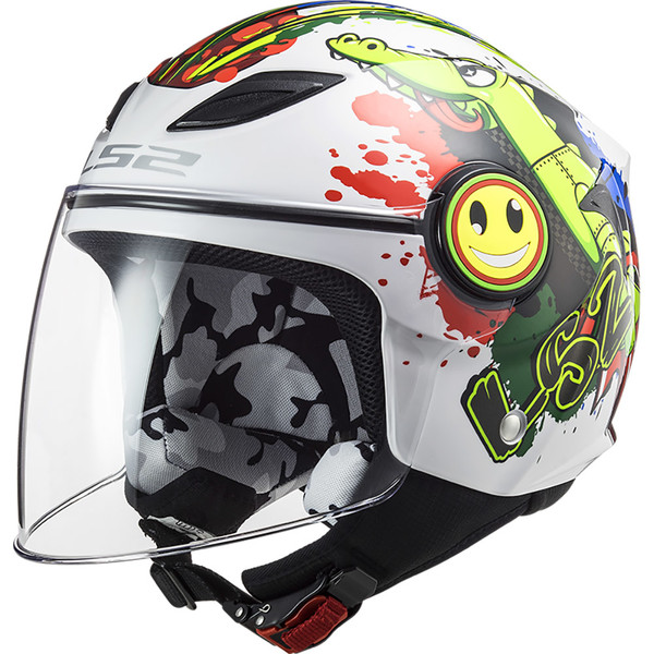 Casque moto enfant scooter casque protection pour fille garçon