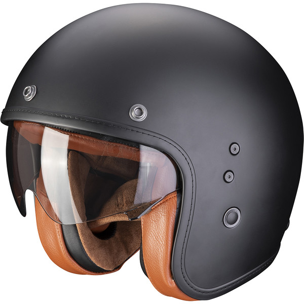 Casque Moto Jet Scorpion Exo-S1 Solid Noir Mat