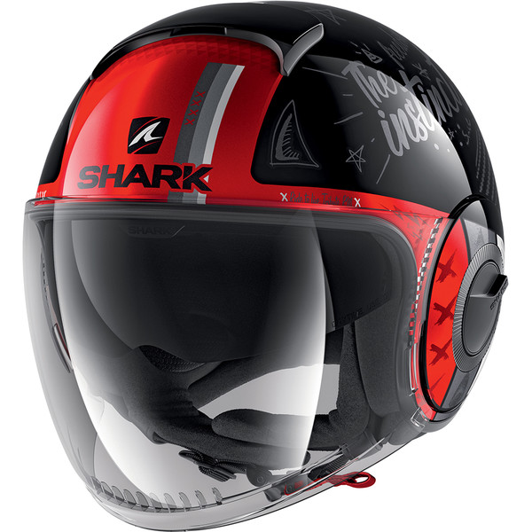 Shark - Casque Nano Tribute RM Noir / Rouge / Blanc