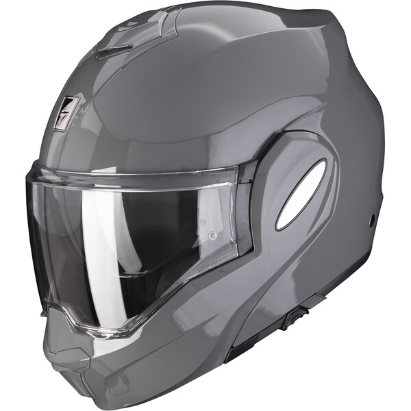 Casque Exo-Tech Evo Solid Scorpion moto : , casque  modulable de moto