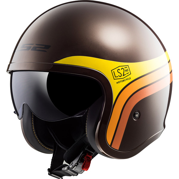 Casque Of599 Spitfire Sunrise Ls2 Moto Dafy Moto Casque Jet De Moto