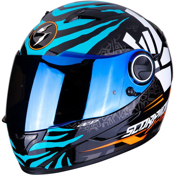 SCORPION Casque moto EXO-490 DAR Matt Blue Bleu M