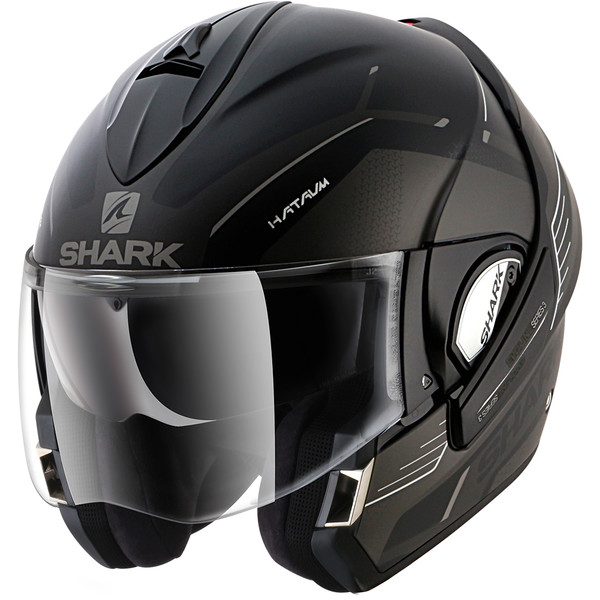 Casque Evoline Series 3 Hataum Mat Shark Moto Dafy Moto Casque