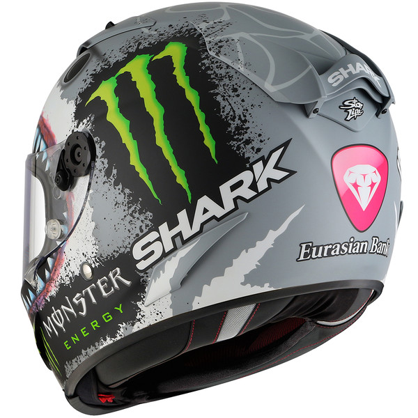 Casque Race R Pro Lorenzo White Shark Shark Moto Dafy Moto Casque
