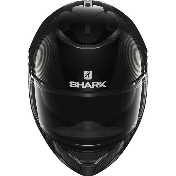 Noir//Blanc Taille L Shark Casque Moto SPARTAN CARBON SKIN DWS