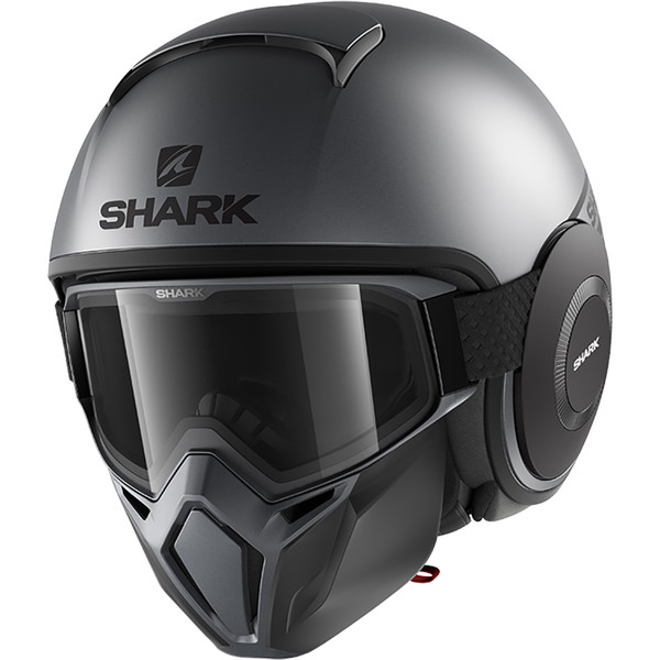Casque Street Drak Neon Shark Moto Dafy Moto Casque Jet De Moto