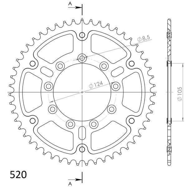 Couronne 49 dents SPX Stealth TM EN (2000-) - CX314SB49