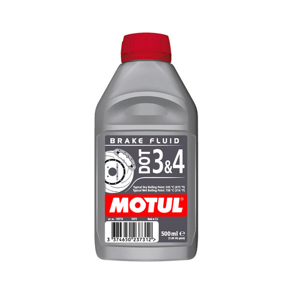 Liquide de frein DOT 3 & 4 Brake Fluid 500ml