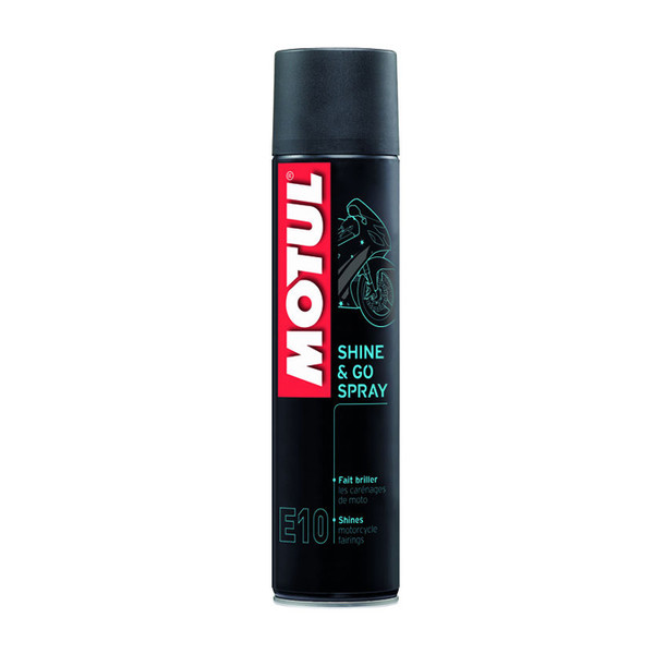 Nettoyant à sec E10 Shine & Go Spray 400 ml Motul