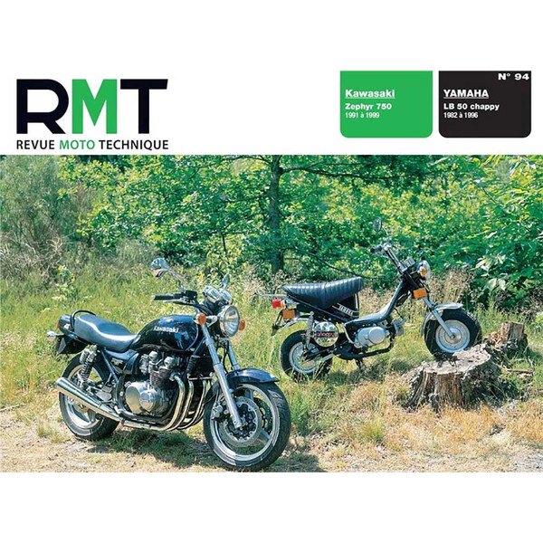 RMT 94.3 YAMAHA LB 50 CHAPPY (1982 à 1996) et KAWASAKI ZEPHYR 750 (1991 à 1999)