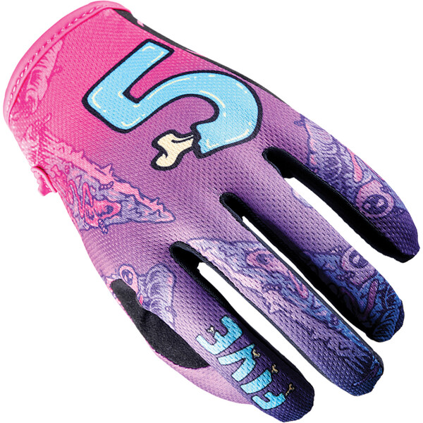 Five - Gants enfant MXF4 Kid Graphics Slice Violet / Rose