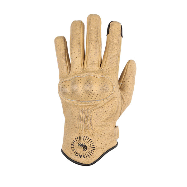 Gants moto chauffants vintage Helstons : un style néo-rétro.