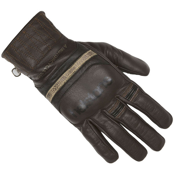 Helstons - Gants Mora Marron / Noir / Beige